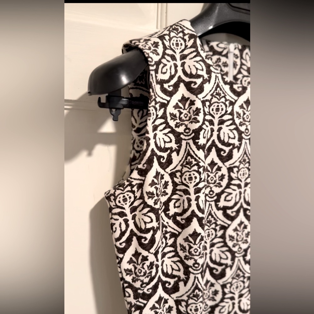 J. McLaughlin EUC XS Size Devon Bainbridge Sheath Dress Back Zip Stretch Mini - Picture 6 of 12